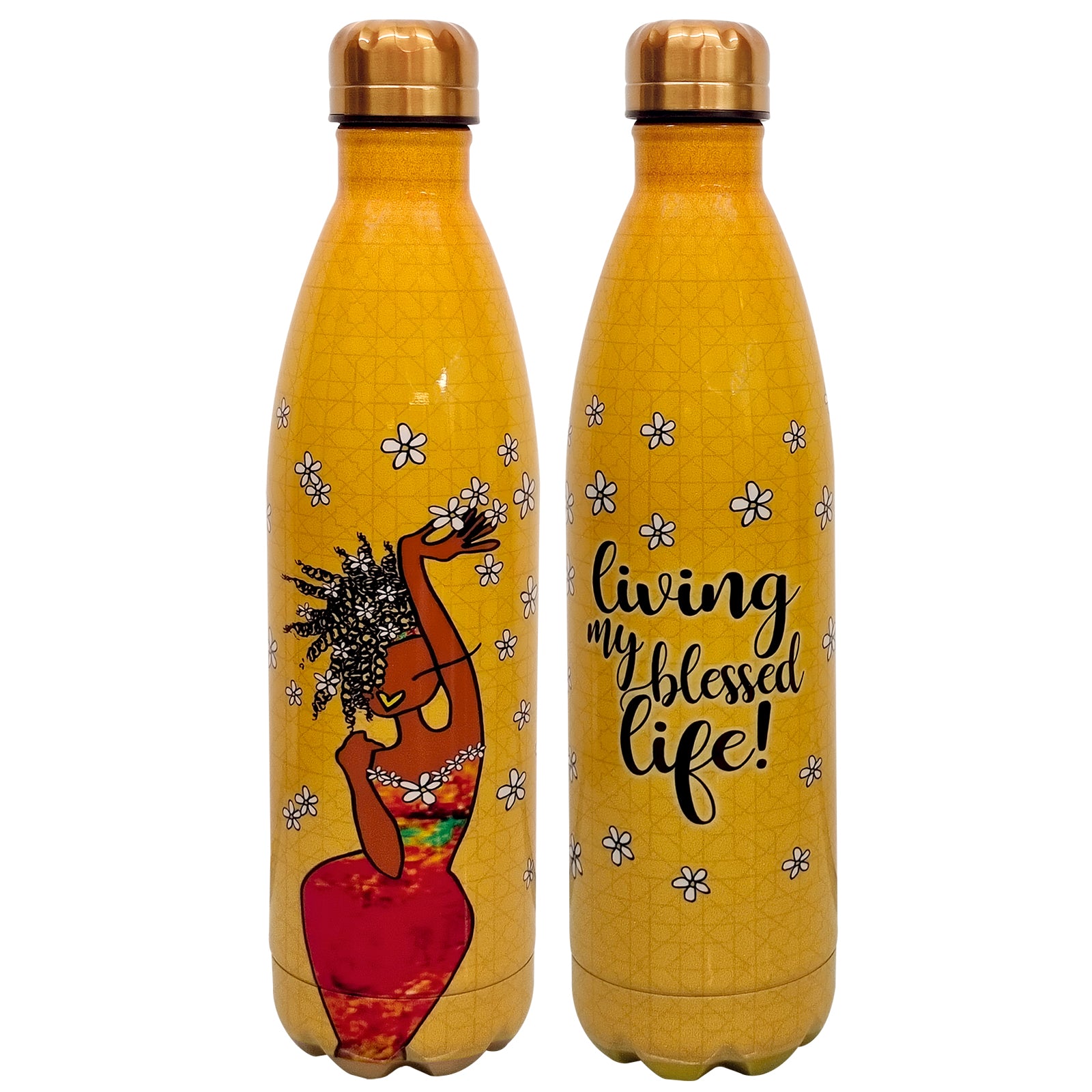 Shades of Color Stainless Steel Travel Bottle