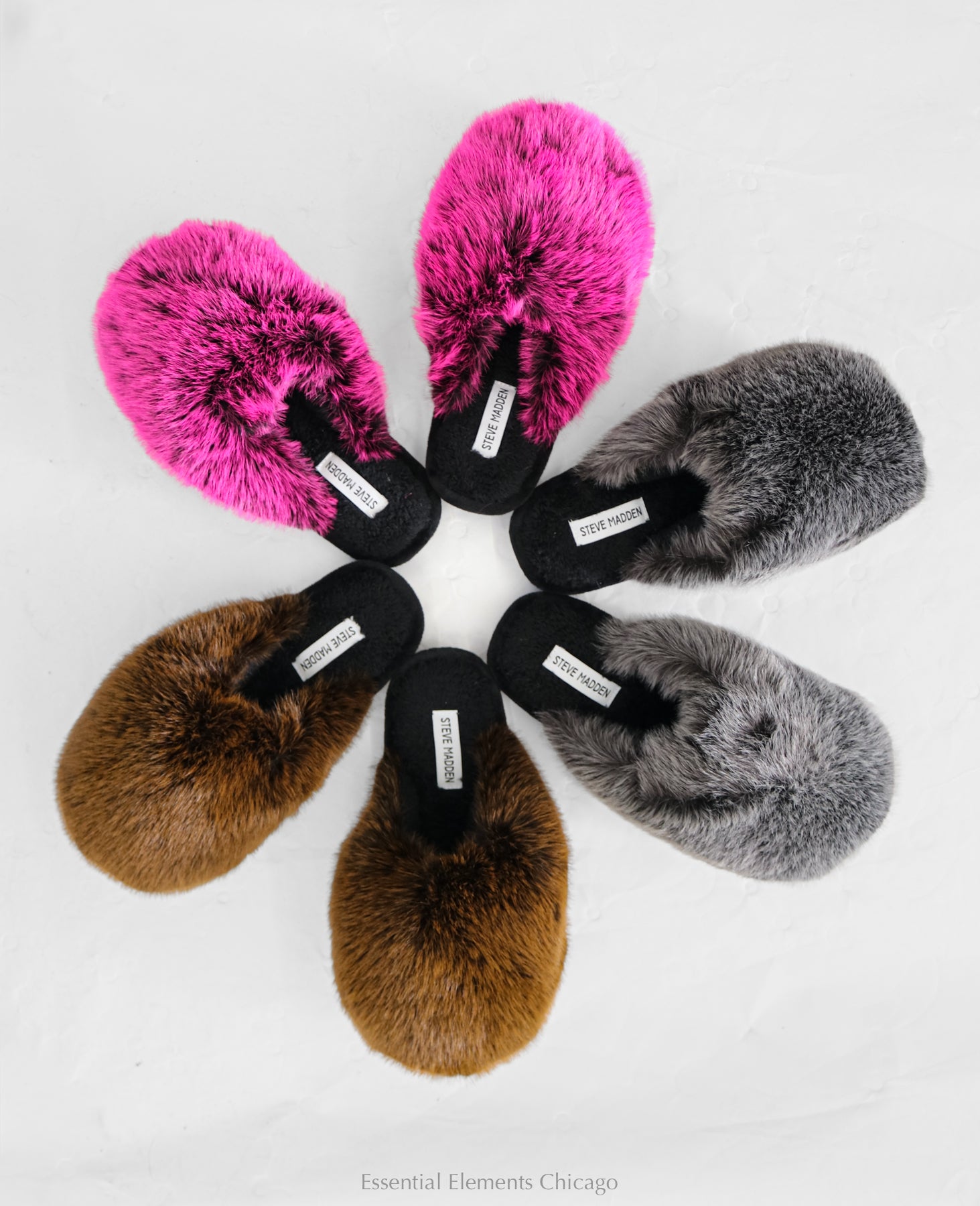 Steve Madden Poof Slippers