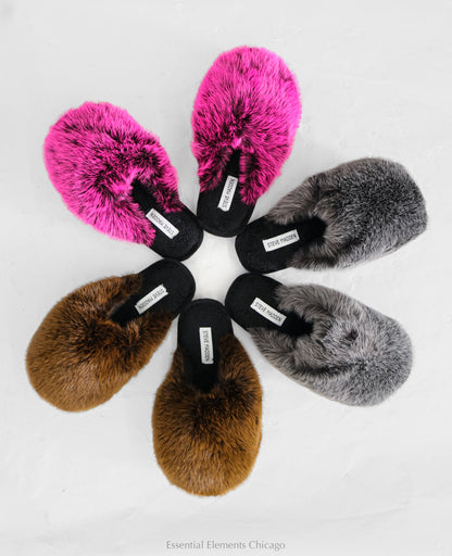 Steve Madden Poof Slippers