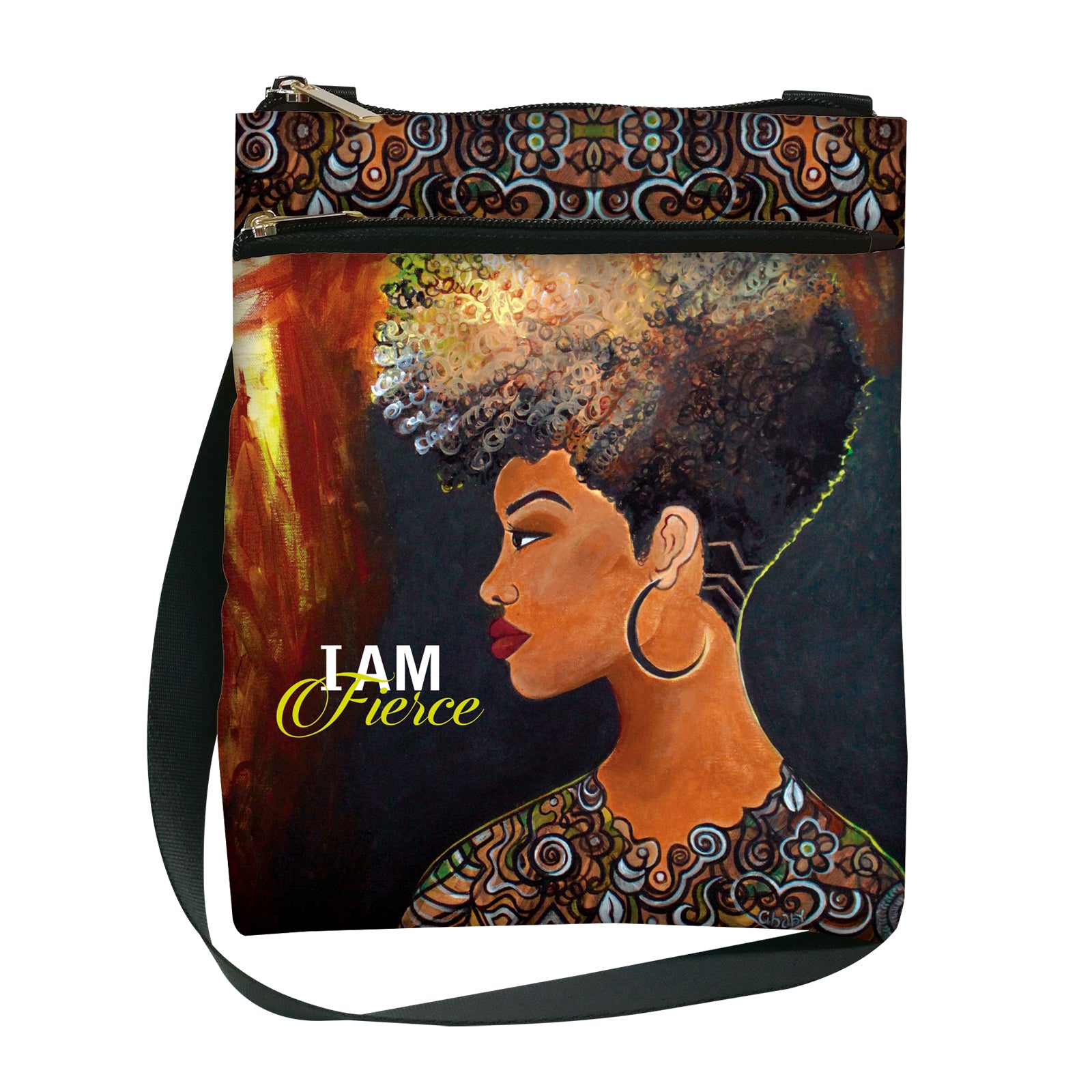 Shades of Color I Am Fierce Travel Purse