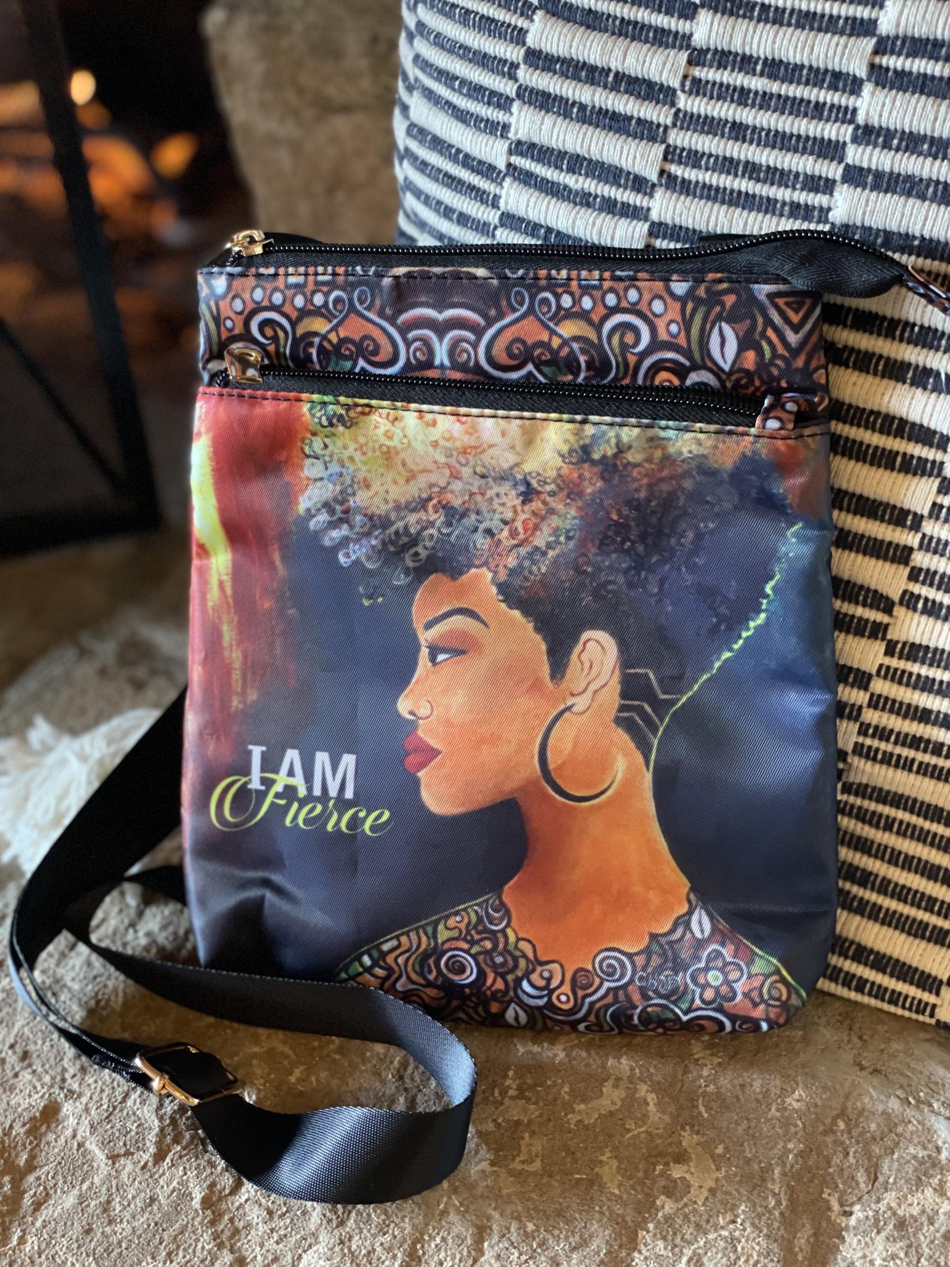 Shades of Color I Am Fierce Travel Purse
