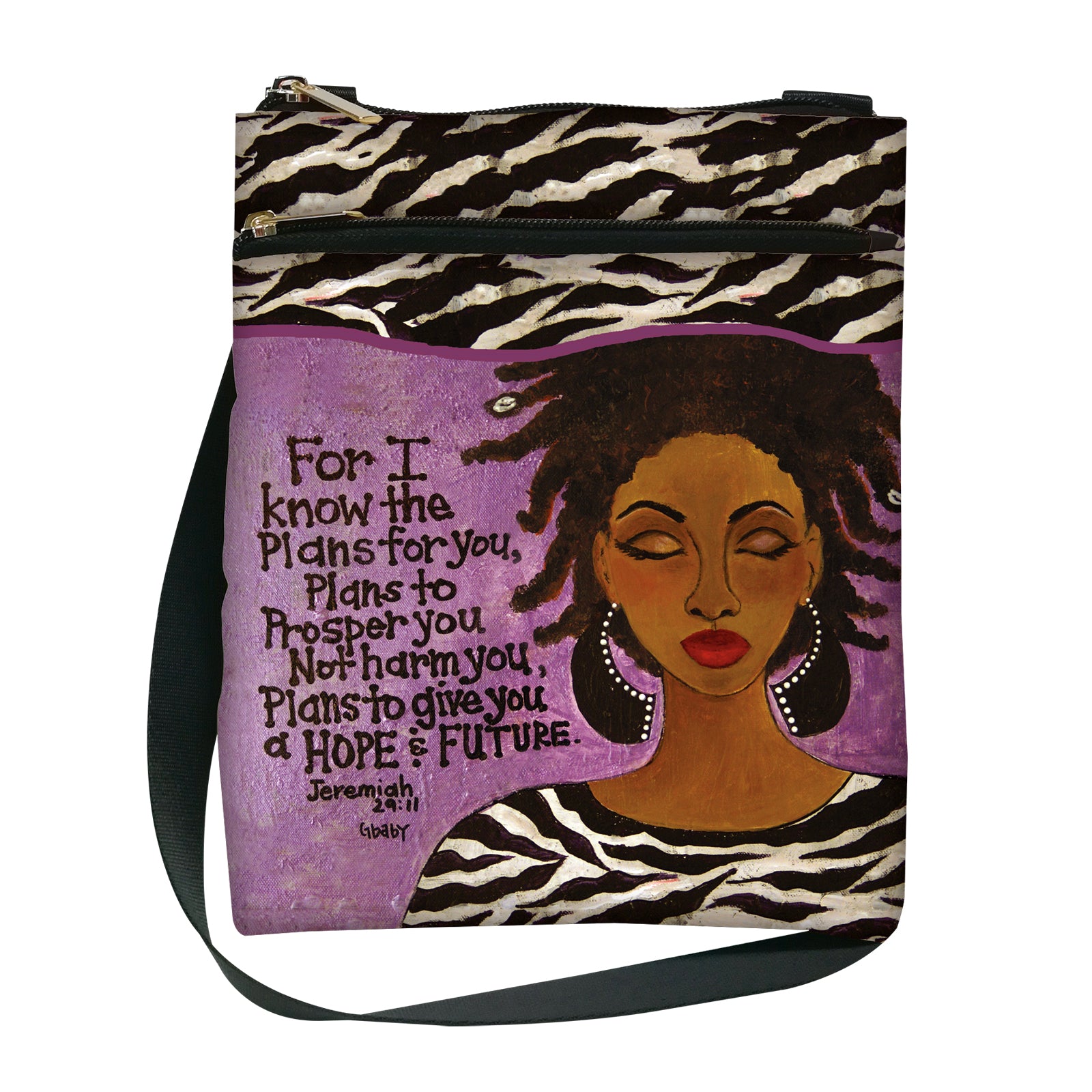 Shades of Color For I Know The Plans Travel Purse