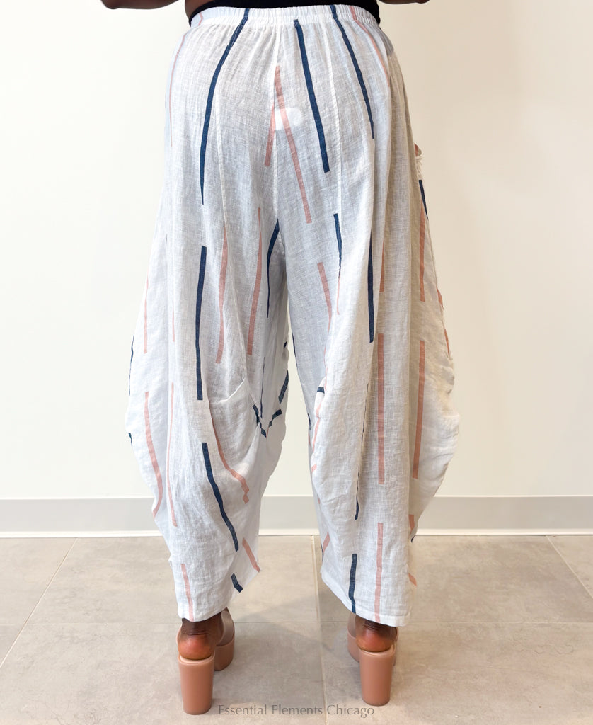 T by Transparente Baggy Stripe Pant - Essential Elements Chicago