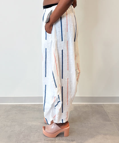 T by Transparente Baggy Stripe Pant - Essential Elements Chicago