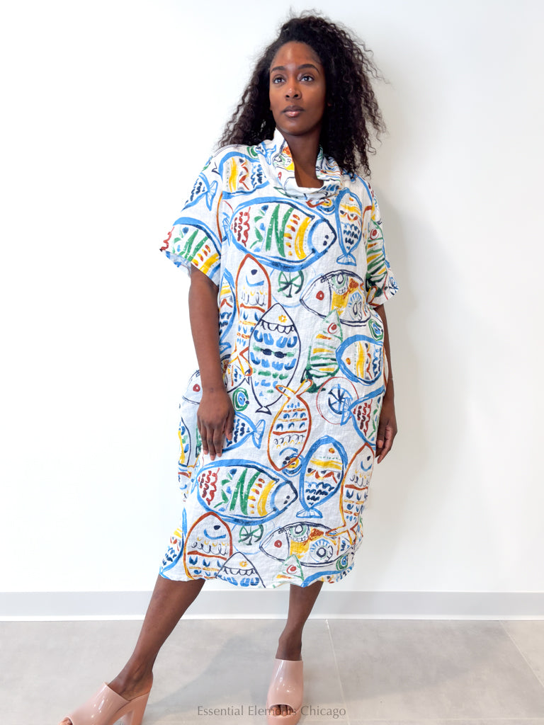 T by Transparente Fish Dress - Essential Elements Chicago