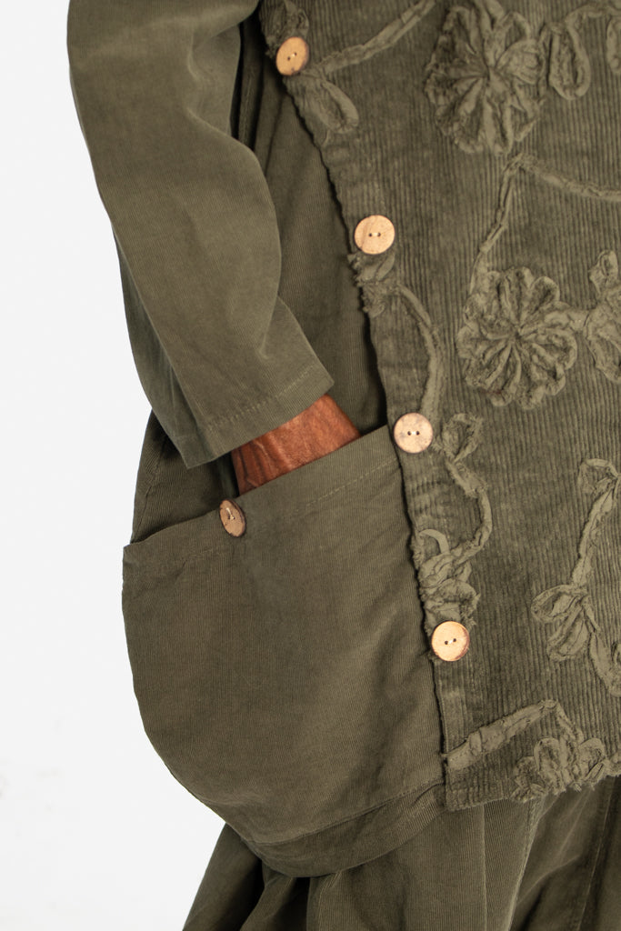 T by Transparente Button Tunic