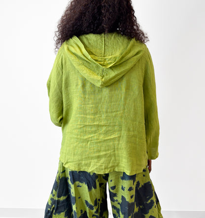 T by Tranparente Hoodie Jacket, Kiwi