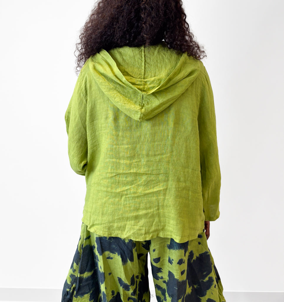 T by Tranparente Hoodie Jacket, Kiwi