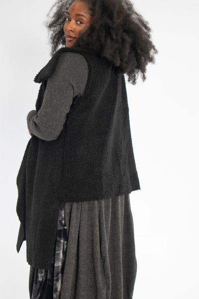 T by Transparente Faux Shearling Vest - Essential Elements Chicago