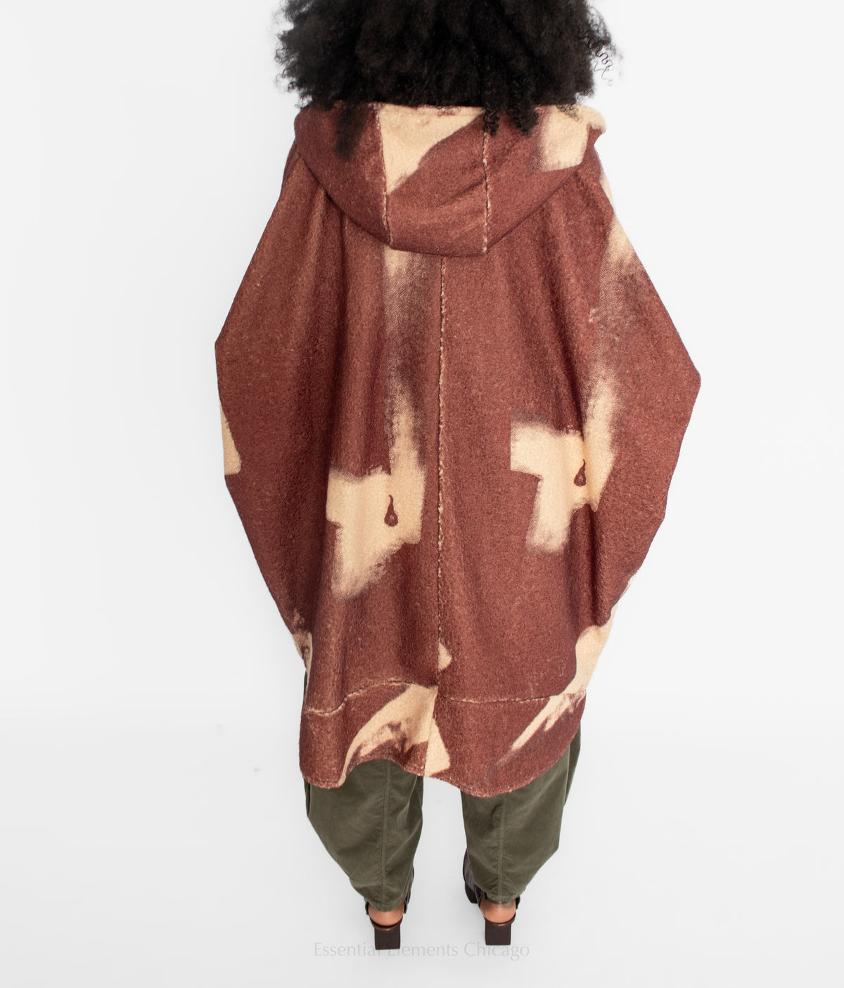 T by Transparente Poncho Coat - Essential Elements Chicago