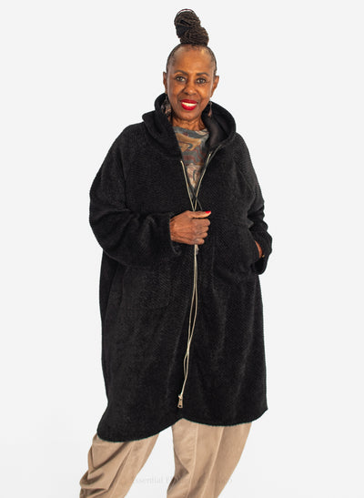 T by Transparente Hoodie Coat - Essential Elements Chicago