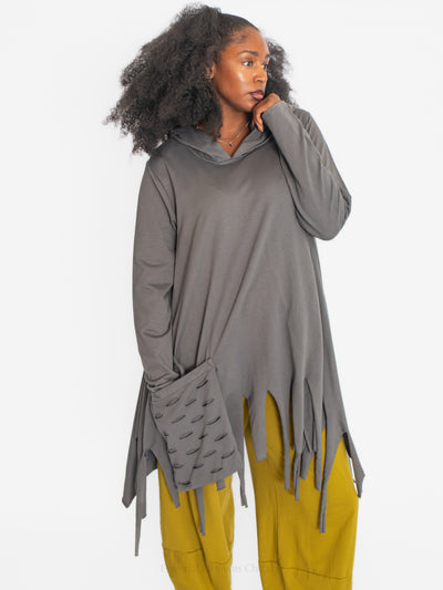 T by Transparente Laser Cut Hoodie - Essential Elements Chicago
