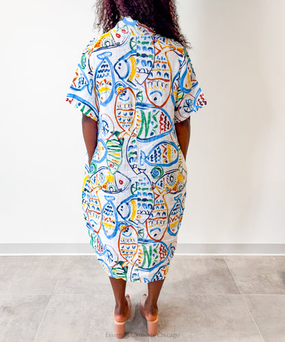 T by Transparente Fish Dress - Essential Elements Chicago
