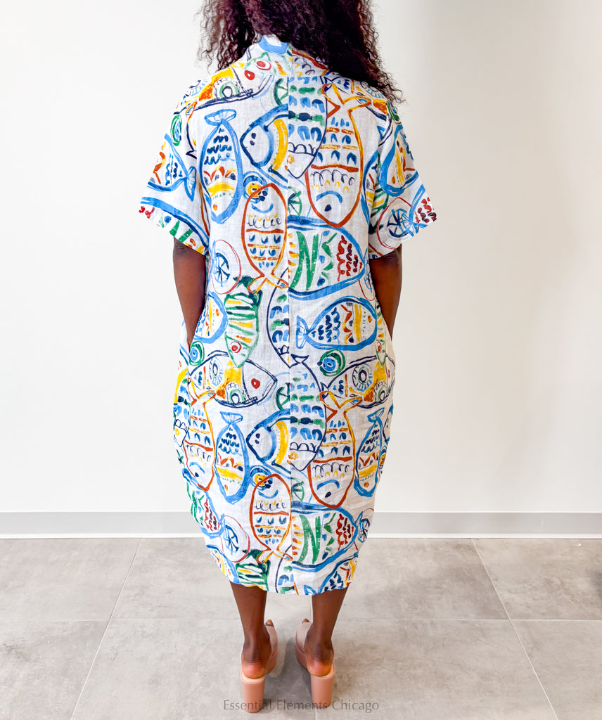T by Transparente Fish Dress - Essential Elements Chicago