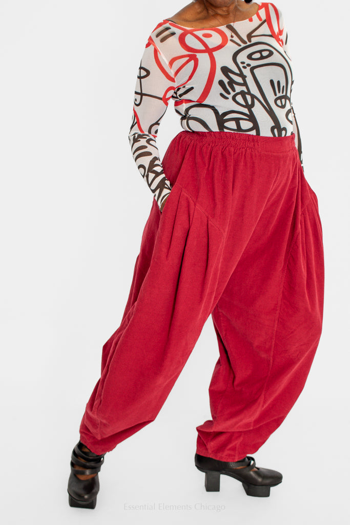 T by Transparente Micro Cord Pant - Essential Elements Chicago
