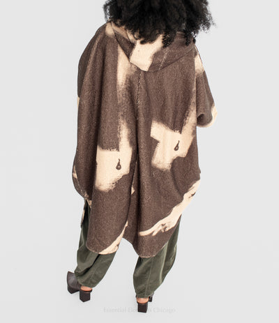 T by Transparente Poncho Coat - Essential Elements Chicago