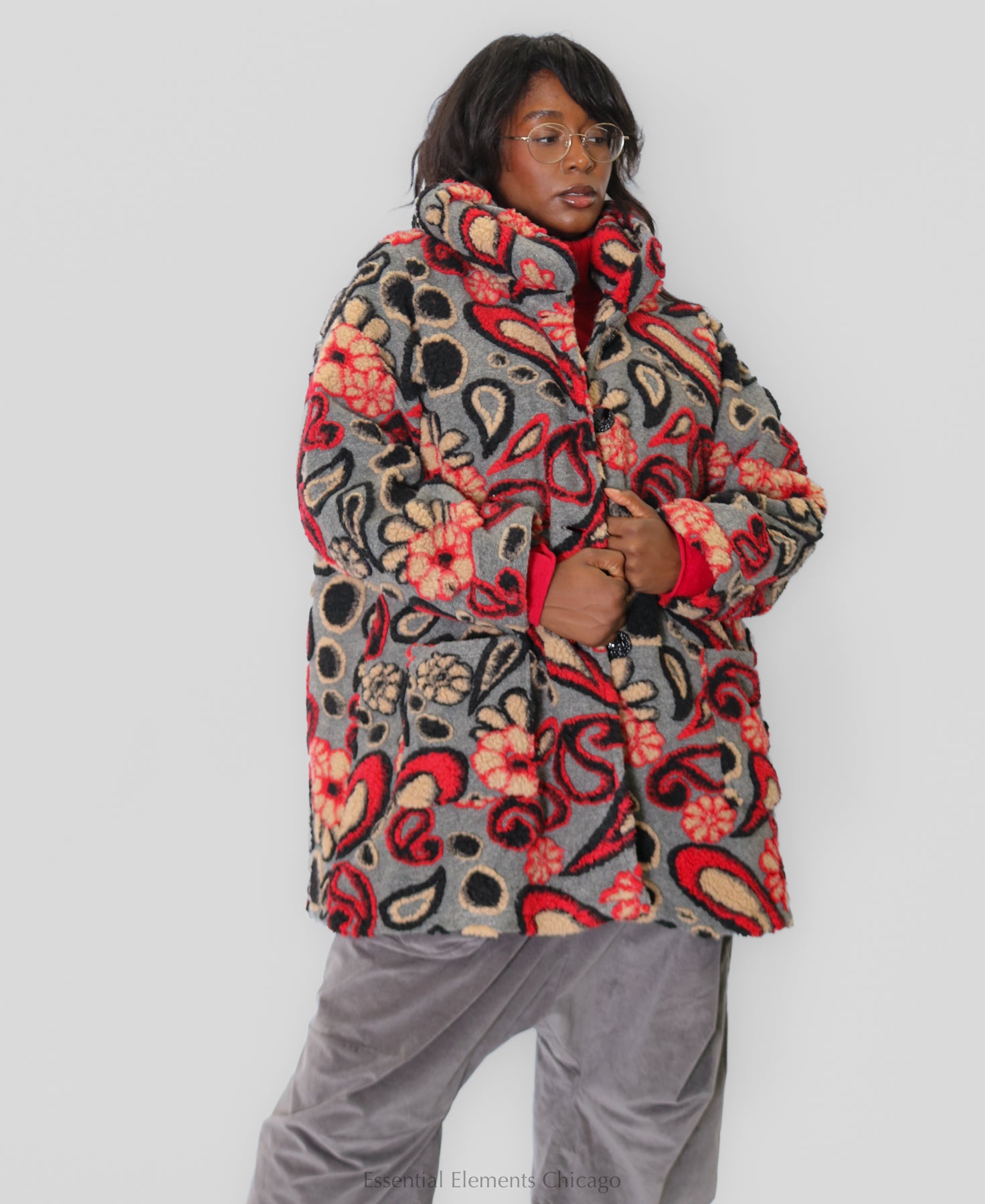 T by Transparente Volcano Coat - Essential Elements Chicago