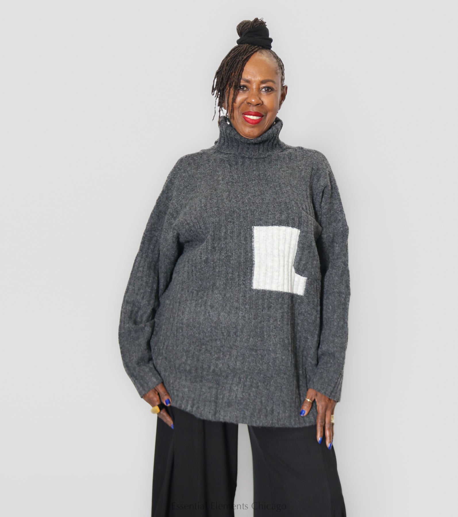 Terra Pocket Block Sweater