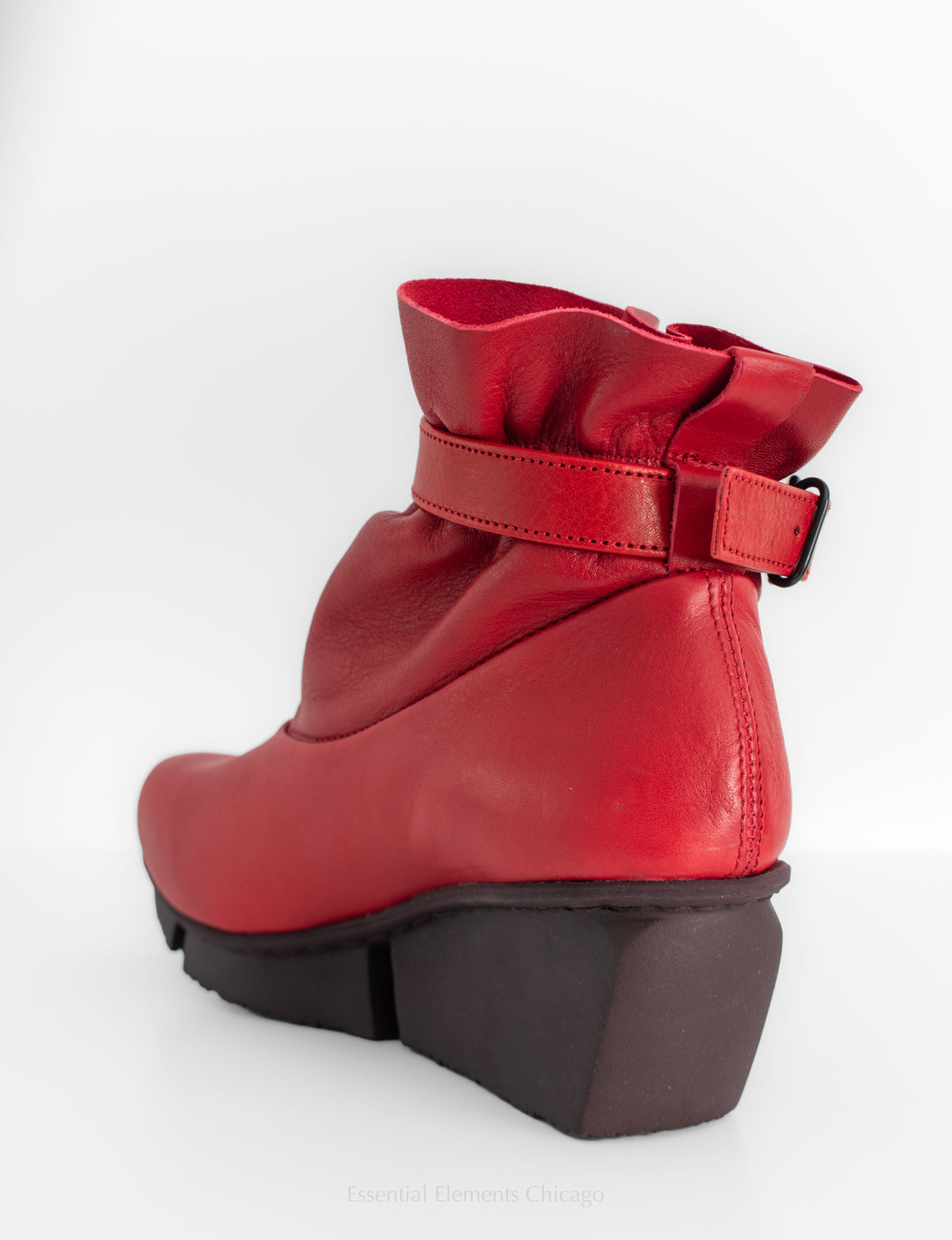 Trippen Clasp Bootie, Red