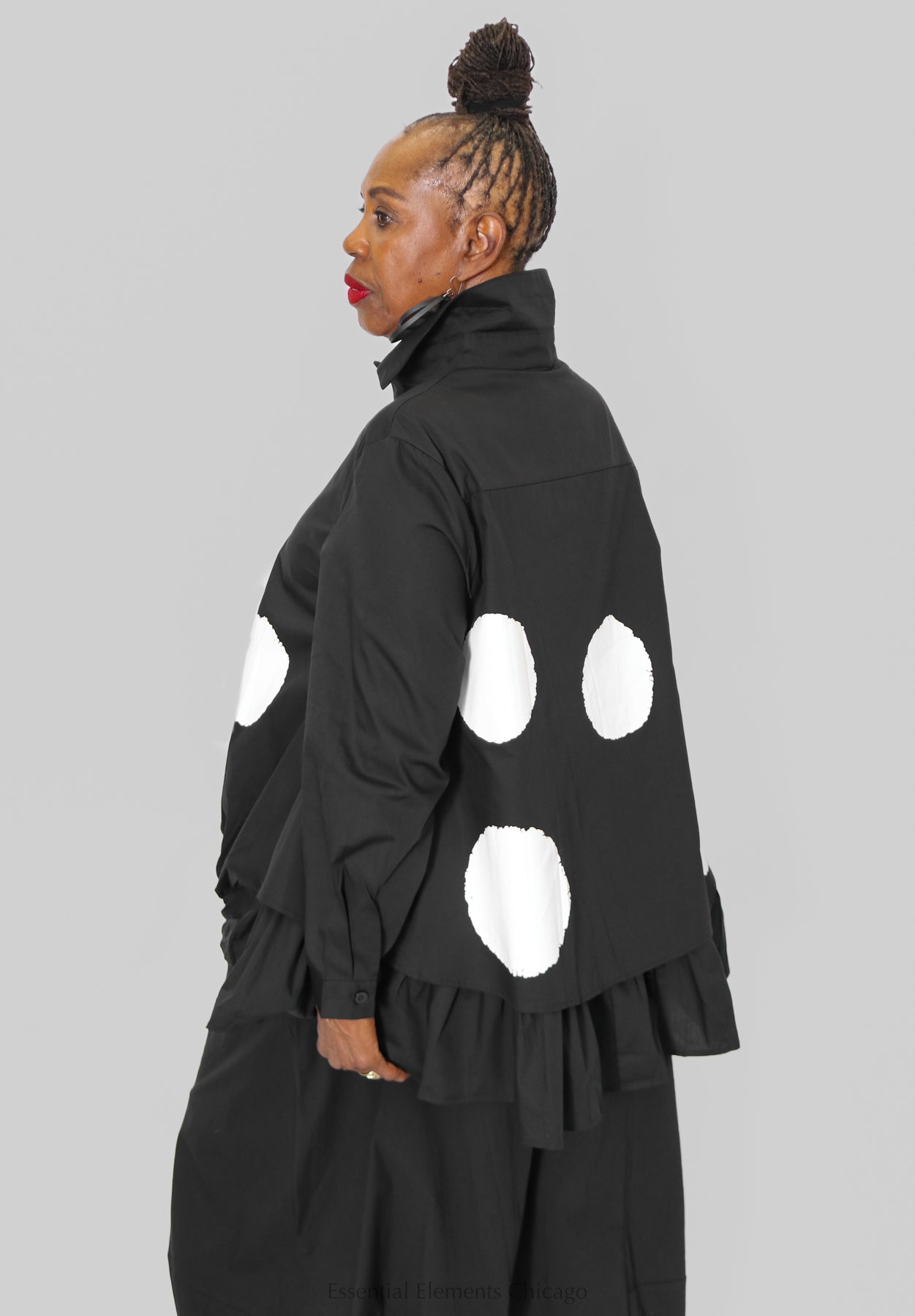 Vanite Couture White Circle Top