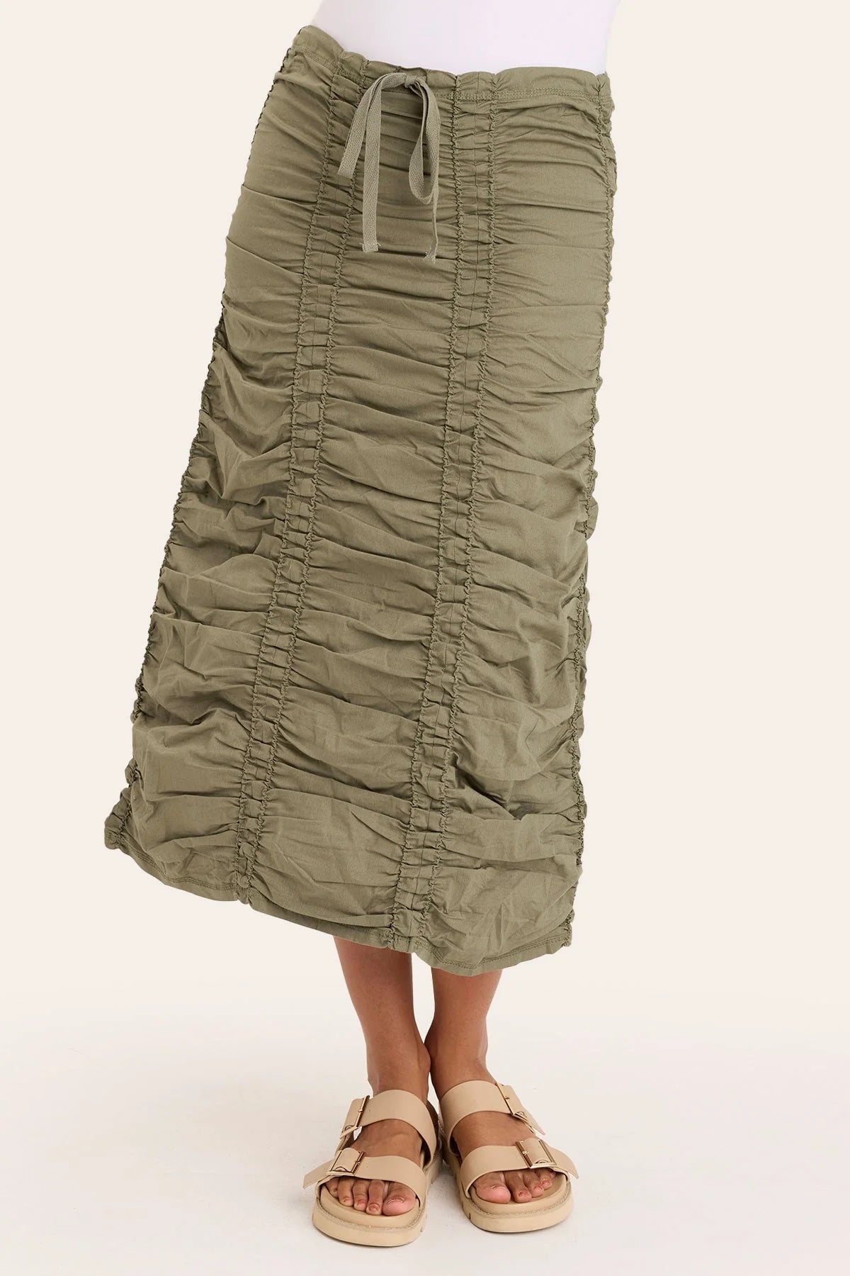 XCVI Shirred Double Panel Skirt