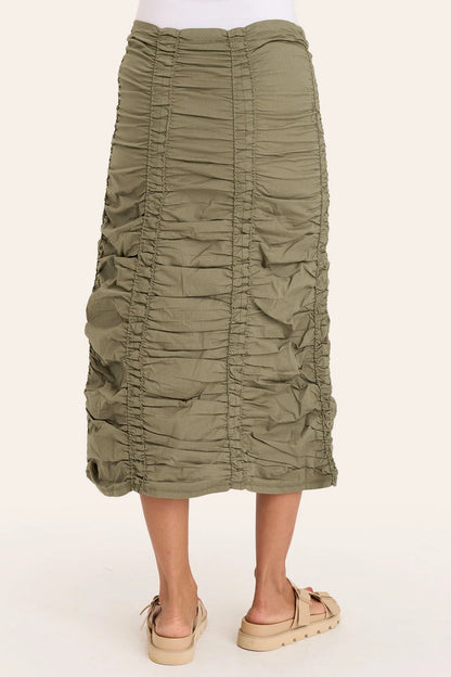 XCVI Shirred Double Panel Skirt - Essential Elements Chicago