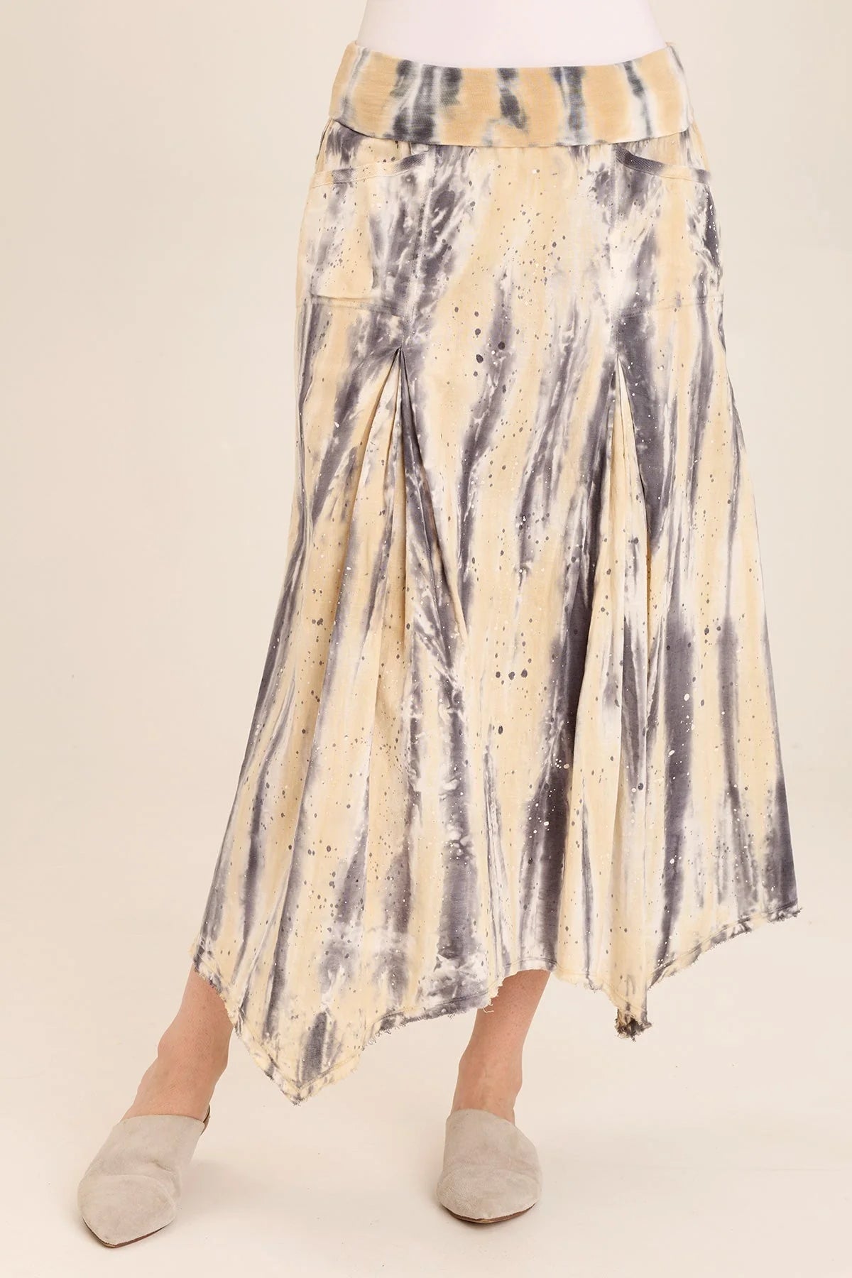 XCVI Triste Linen Skirt