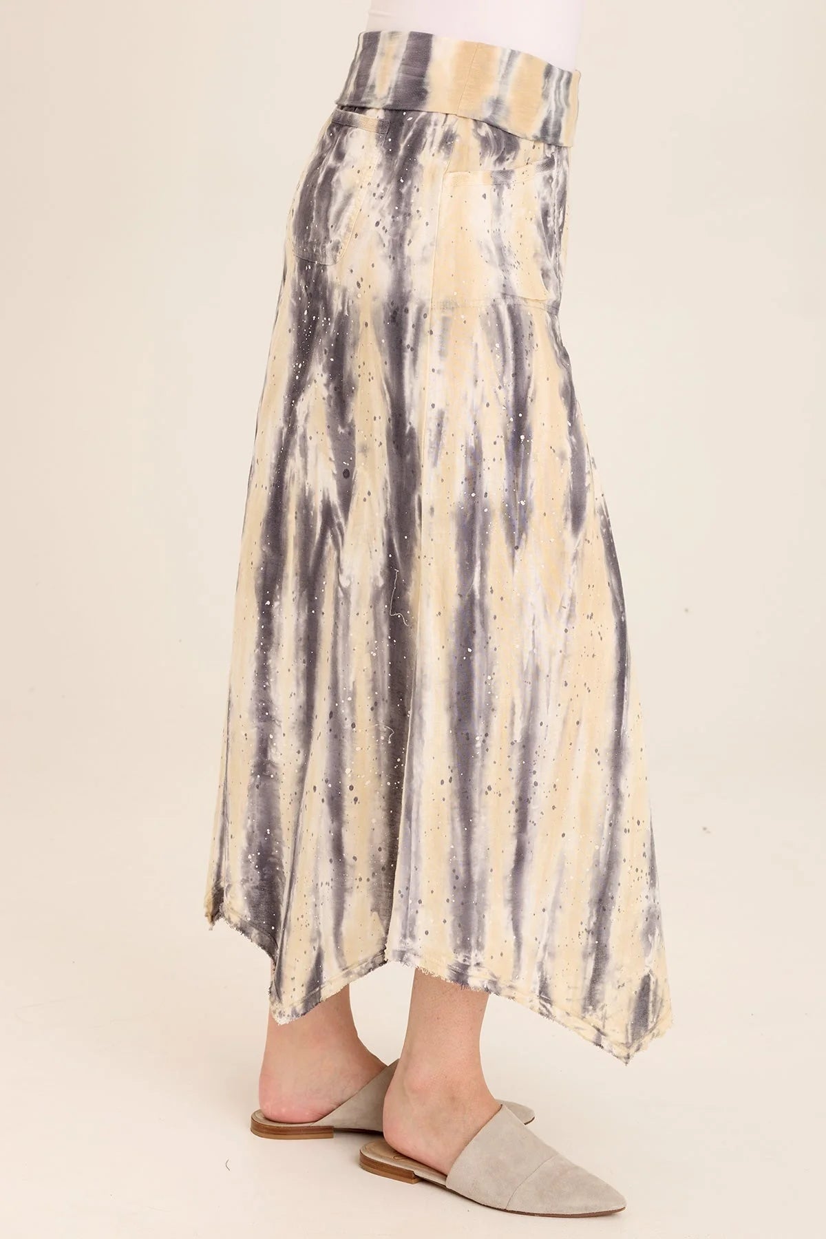 XCVI Triste Linen Skirt