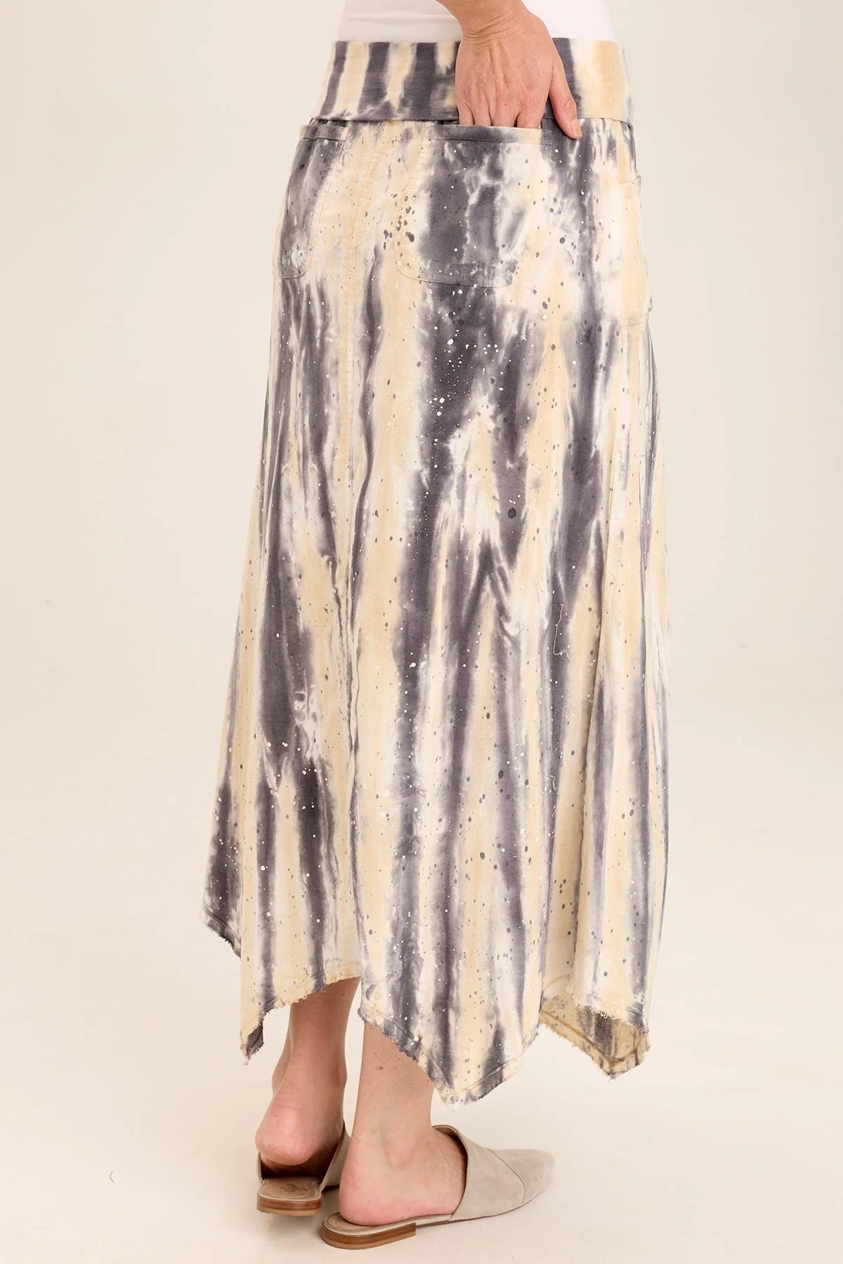 XCVI Triste Linen Skirt