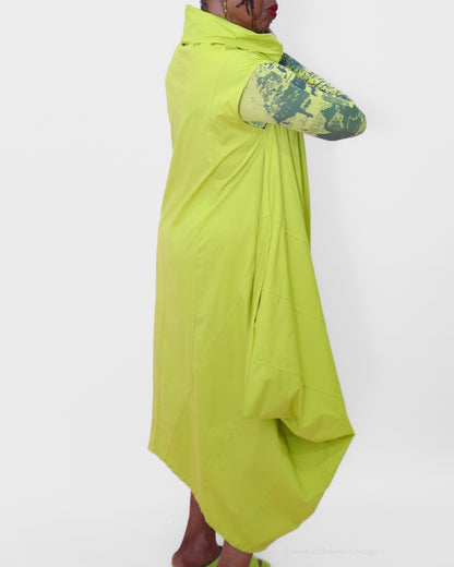 Zilberman Lemon Cowl Dress - Essential Elements Chicago