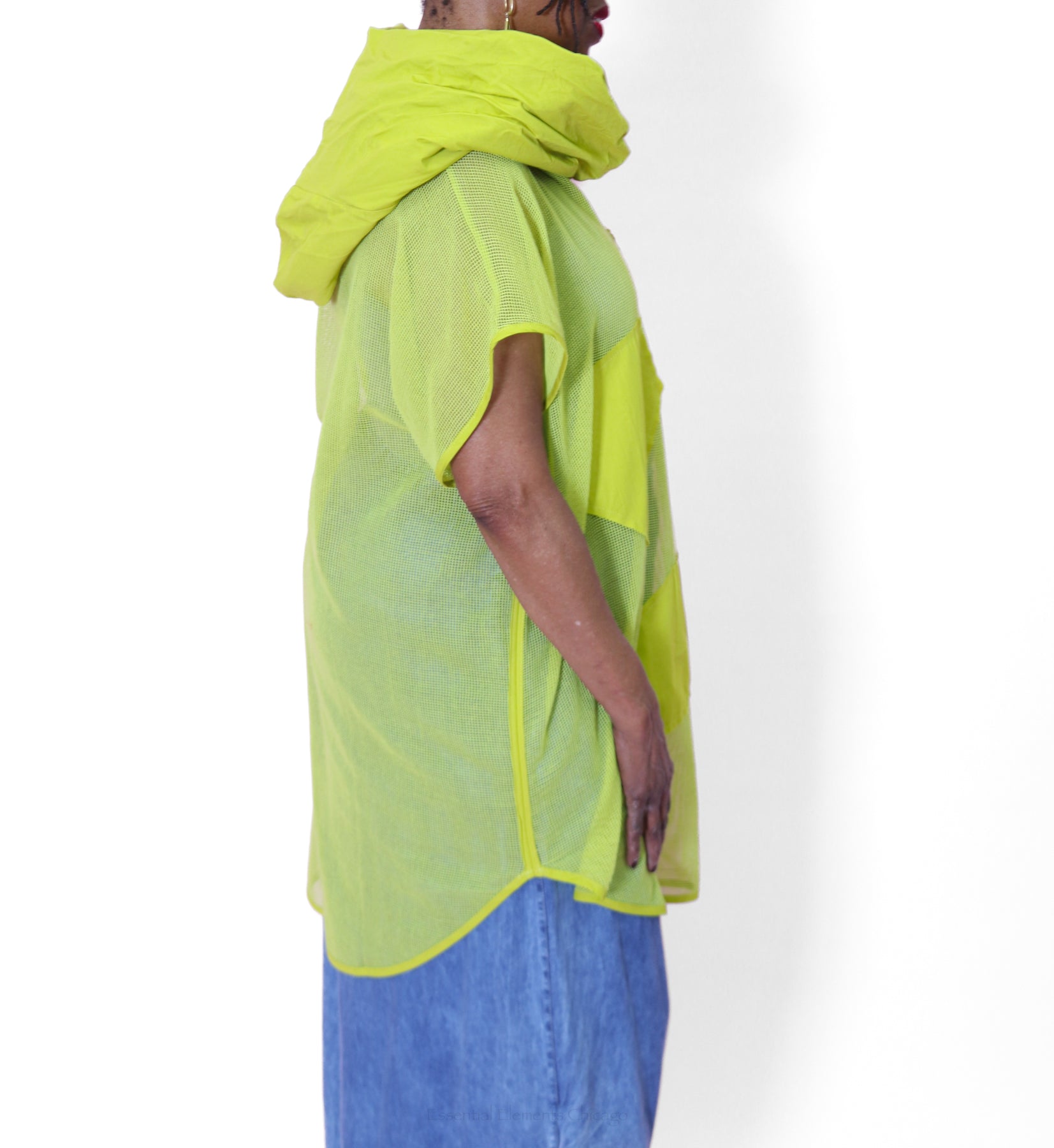 Zilberman Hooded Tunic, Lemon