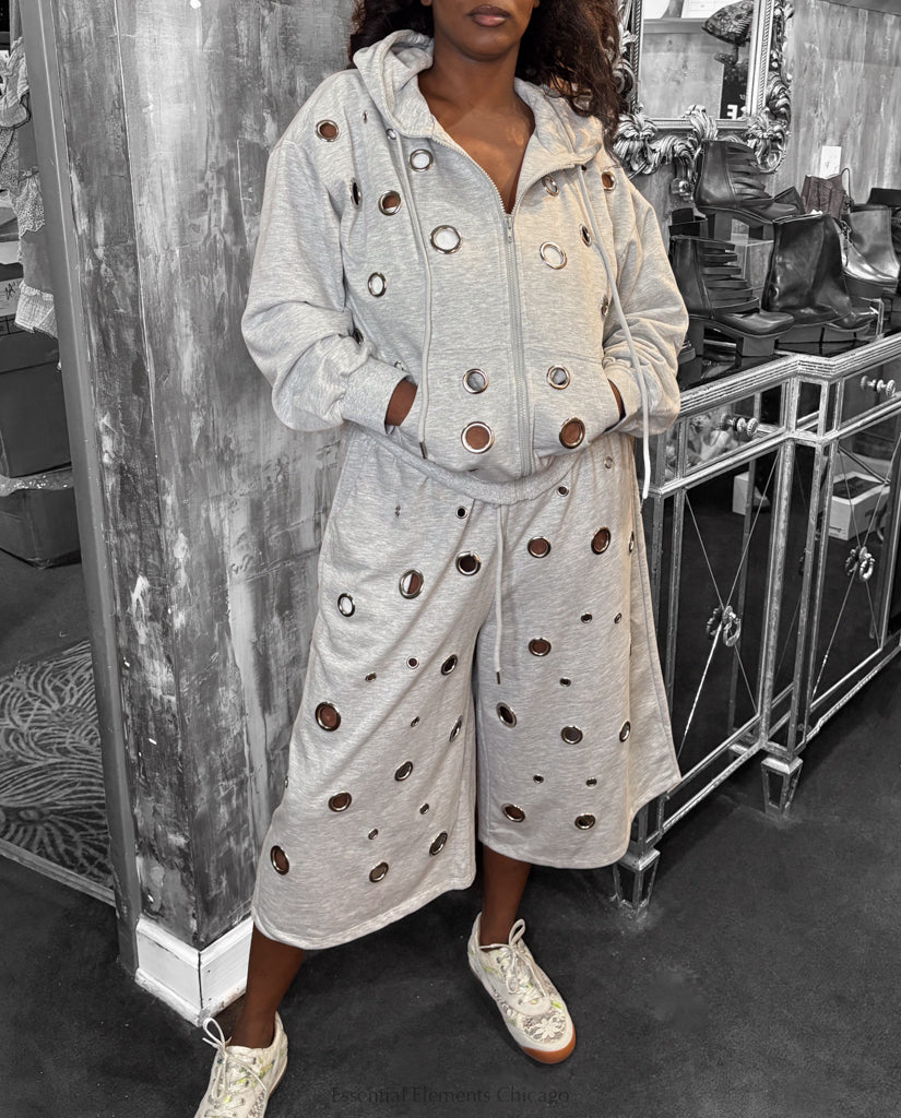 A Hole Vibe Jogger Set - Essential Elements Chicago