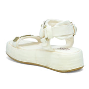 A.S.98 Fenix Platform Sandal, Milk - Essential Elements Chicago