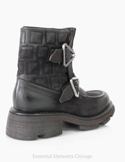 A.S.98 Loman Buckle Boots, Black - Essential Elements Chicago