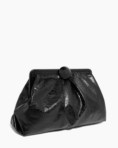 Aimee Full Circle XL Clutch – Black Crinkle - Essential Elements Chicago