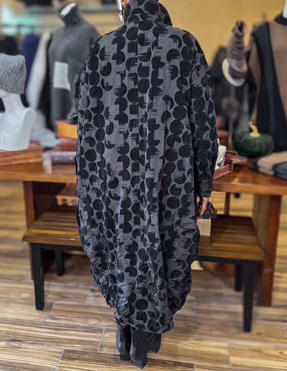 Alembika Draped Shirt Dress - Essential Elements Chicago