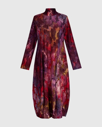 Alembika Jubilee Dress, Wine - Essential Elements Chicago