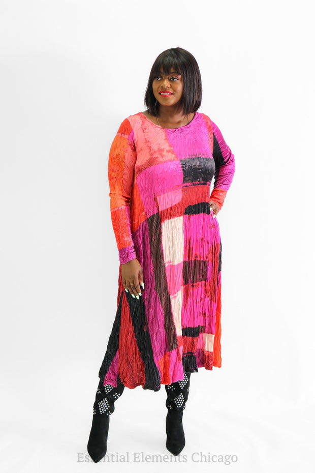 Alembika Stripe Maxi Dress - Essential Elements Chicago