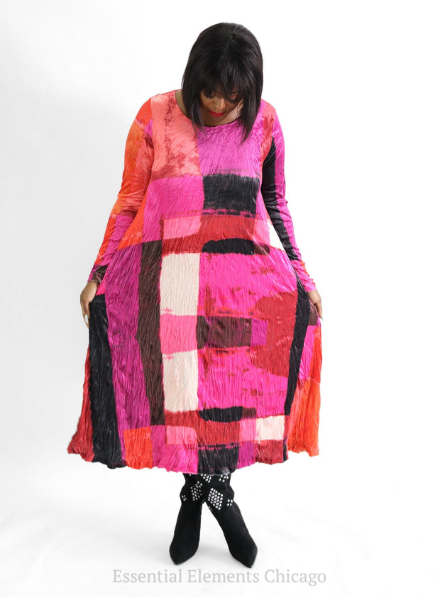 Alembika Stripe Maxi Dress - Essential Elements Chicago
