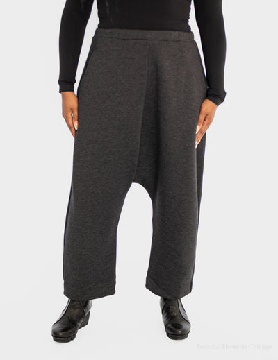 Alembika Urban Jersey Harem Pants, Graphite - Essential Elements Chicago