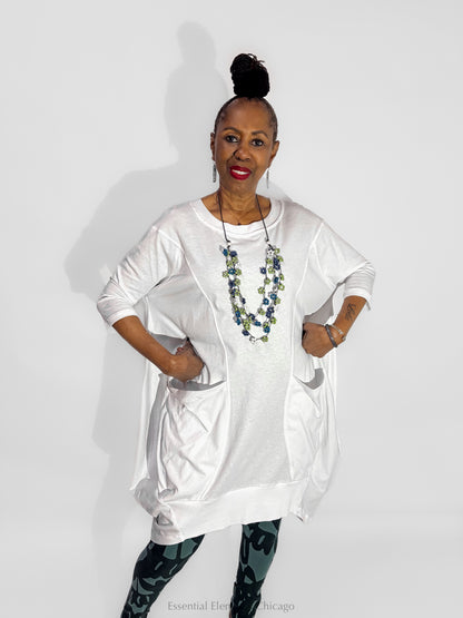 Alembika Urban Staple Tunic, White