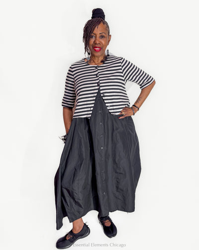 Alembika Urban Stripe Cardi Dress - Essential Elements Chicago