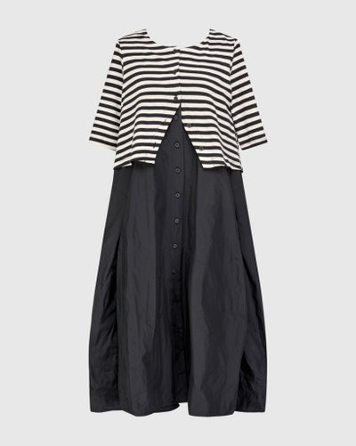 Alembika Urban Stripe Cardi Dress - Essential Elements Chicago
