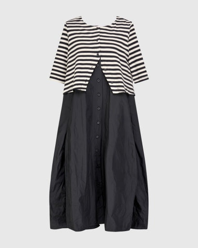 Alembika Urban Stripe Cardi Dress - Essential Elements Chicago