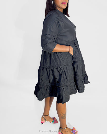 Alembika Urban Tiered Mini Dress - Essential Elements Chicago