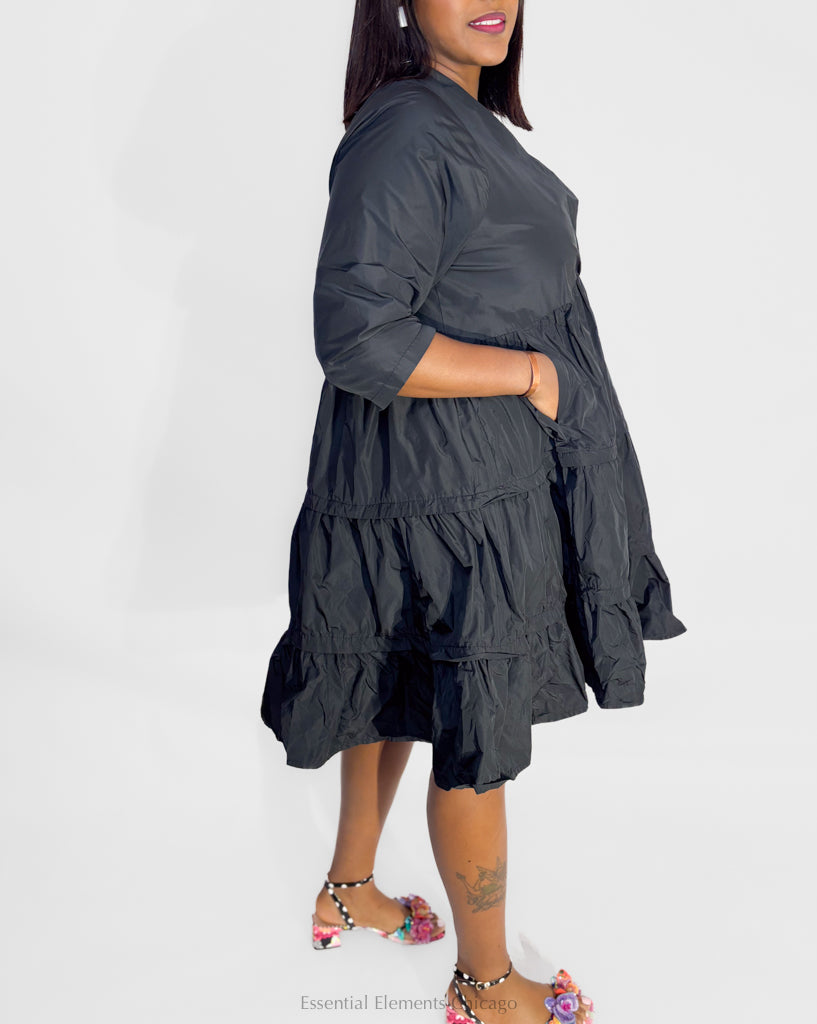 Alembika Urban Tiered Mini Dress - Essential Elements Chicago