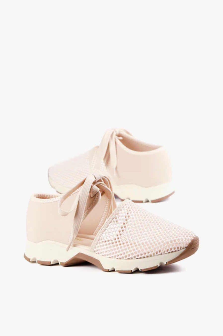 All Black Amazing Mesh Sneaker, Beige - Essential Elements Chicago