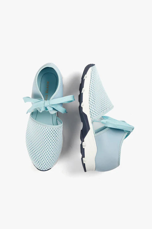 All Black Amazing Mesh Sneaker, Blue - Essential Elements Chicago