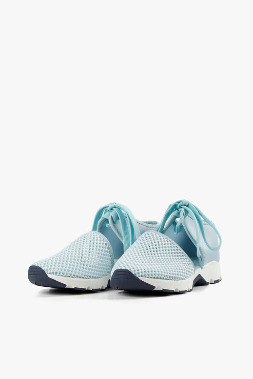 All Black Amazing Mesh Sneaker, Blue - Essential Elements Chicago