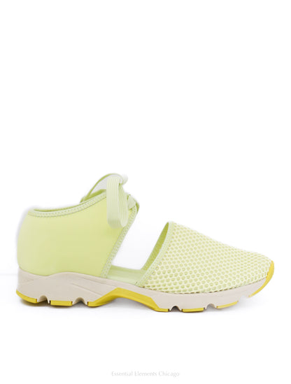 All Black Amazing Mesh Sneaker, Yellow - Essential Elements Chicago